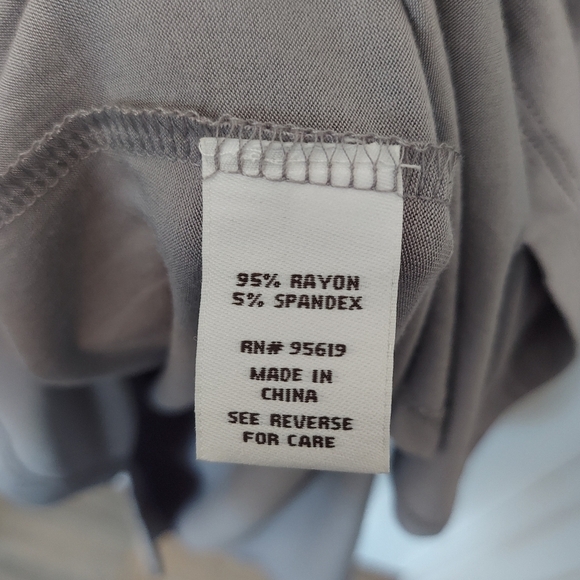 Fever Sleeveless Grey Dress Medium NWT - Picture 6 of 6